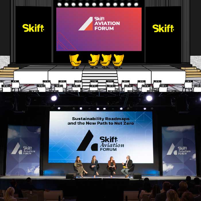 Skift Aviation Forum Before and After Work Sample